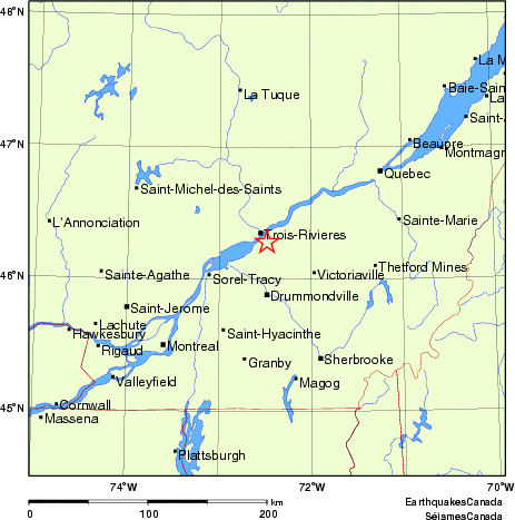Trois Rivieres location map